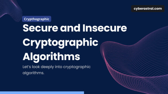 secure and insecure cryptographic algorithms