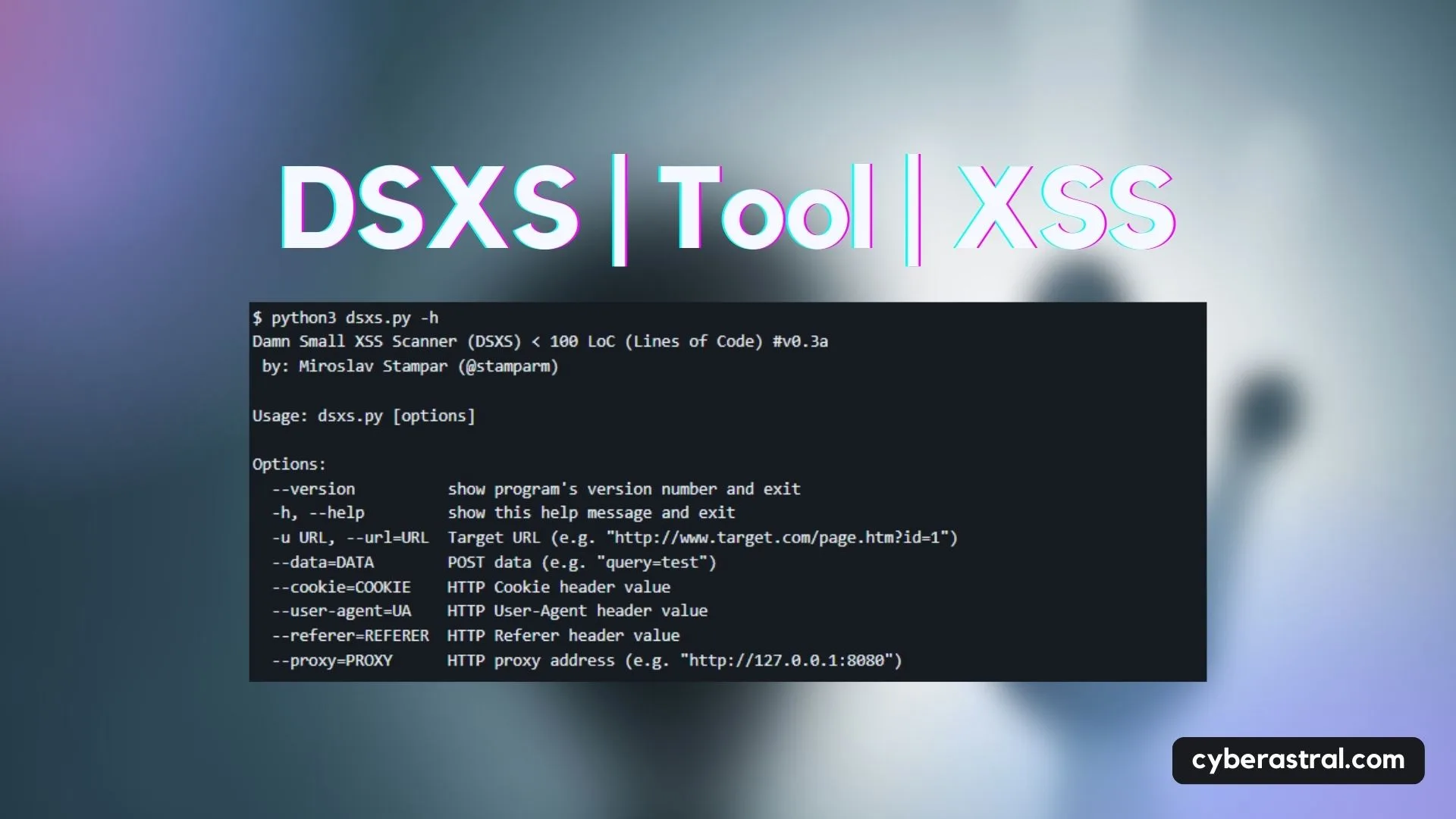 How to test your application for XSS vulnerabilities using XSStrike 