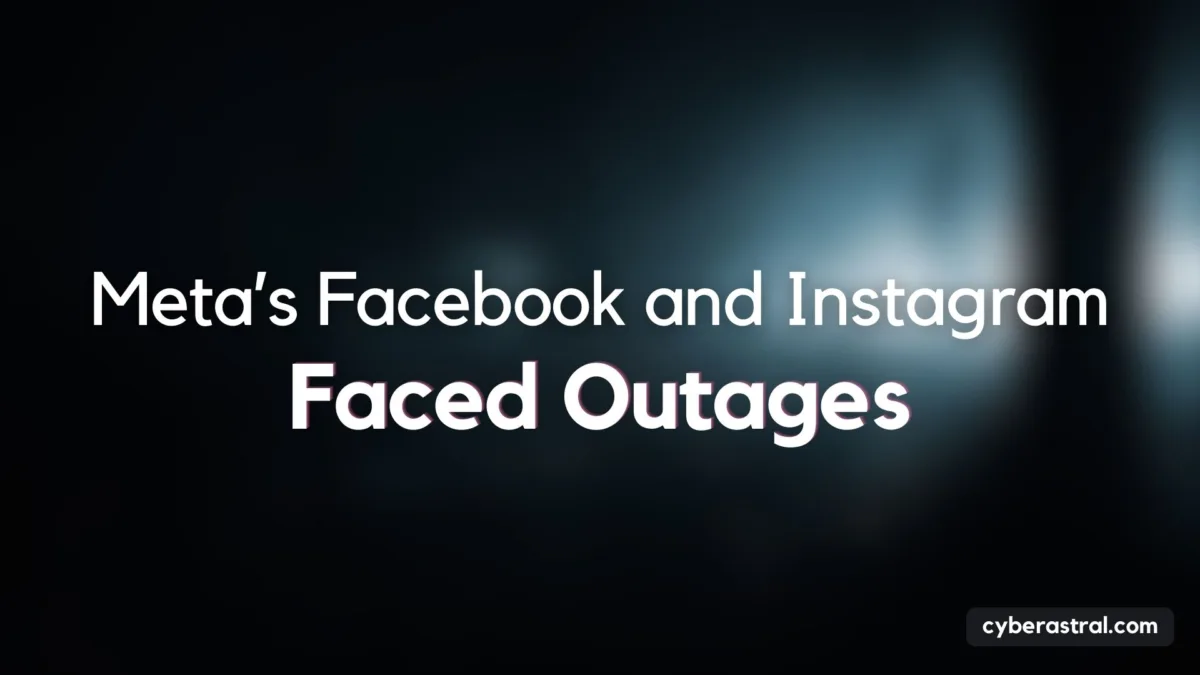 Meta’s Facebook and Instagram Faced Outages